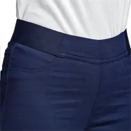 Ladies Sasha Stretch Pants Navy Close Up